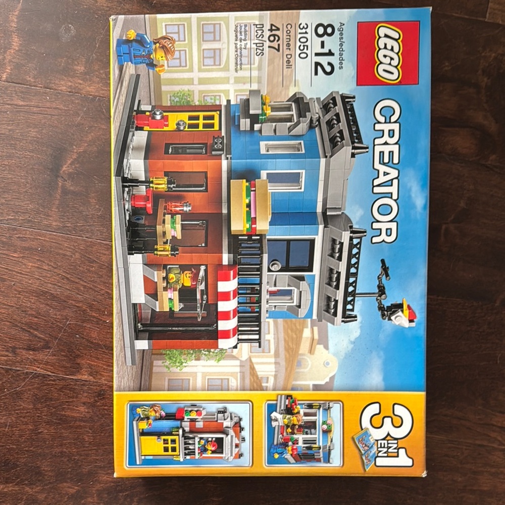 Lego Blue and Red Building Blocks Set